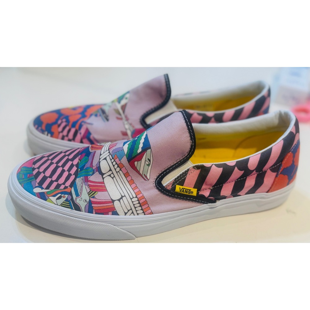 Rare Vans Classic Slip-On The Beatles Yellow Submarine Sea Of Monsters Men 11.5